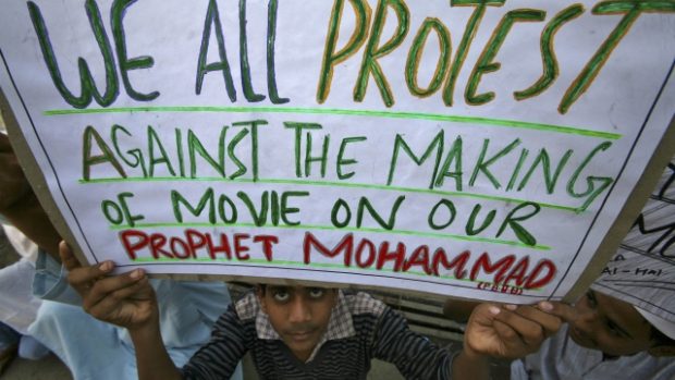 Protesty muslimů proti filmu, který hanobí proroka Mohameda