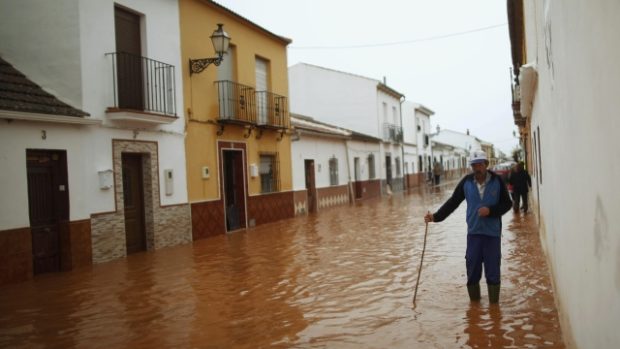 Povodně na jihu Španělska způsobily velké materiální škody