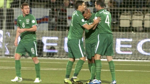 Fotbalisté Irska vyhráli v kvalifikaci mistrovství světa na Faerských ostrovech