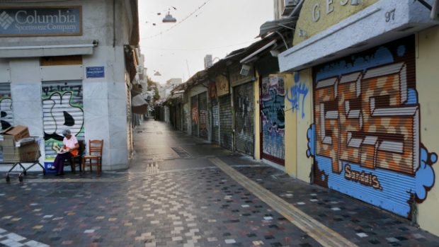 Obchody dnes zůstanou v Řecku zavřené kvůli generální stávce