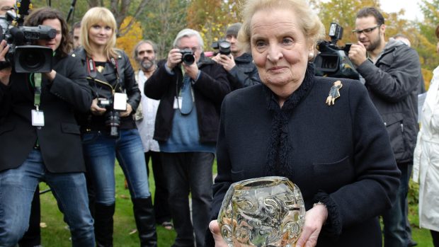 Madeleine Albrightová a cenu Zahraniční Čech roku