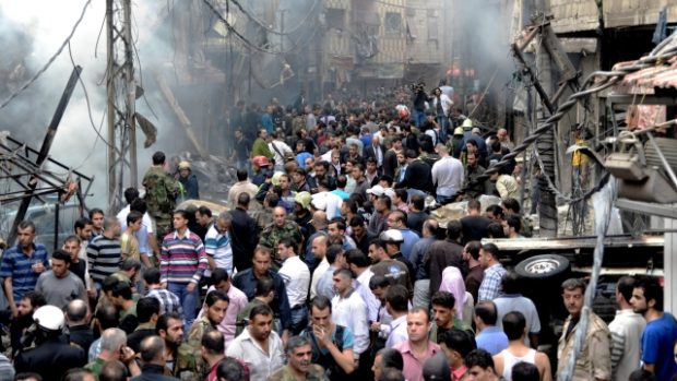 Sýrie. Bomba explodovala také v Damašku