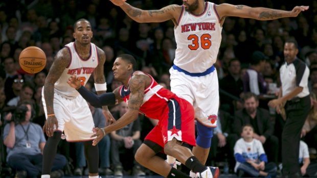 Washington Wizards a New York Knicks v zápase NBA