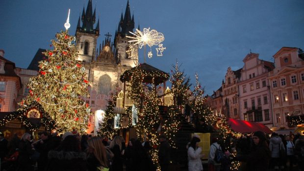 Vánoční Staroměstské náměstí v Praze