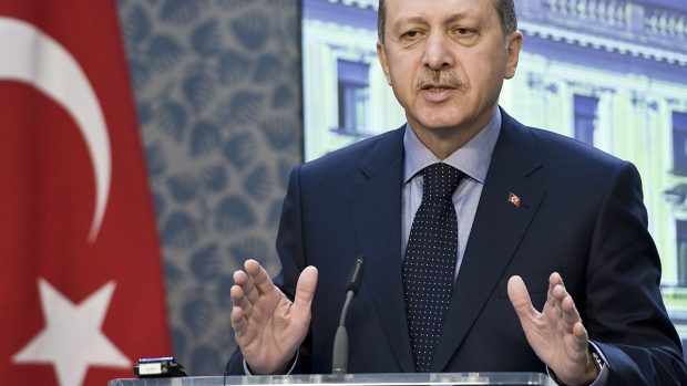 Turecký premiér Recep Tayyip Erdogan se setkal s ministerským předsedou Petrem Nečasem