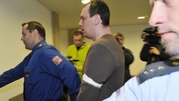 Obžalovaný Radek Chytil u Krajského soudu v Olomouci