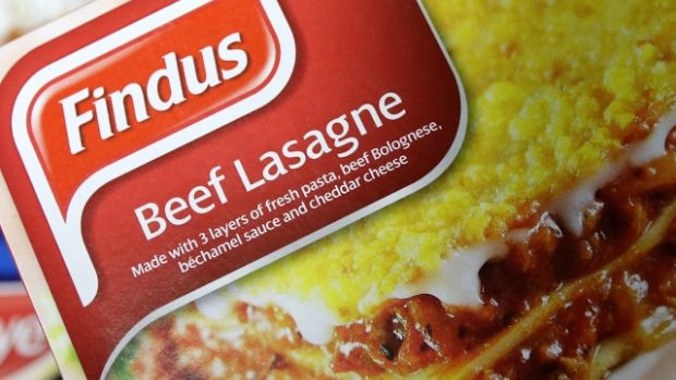 Hovězí lasagne od firmy Findus obsahovaly koňské maso