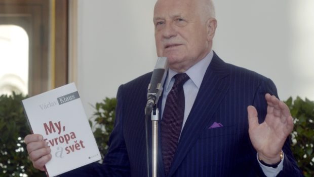 Prezident Václav Klaus pokřtil na Pražském hradě svou novou knihu My, Evropa a svět