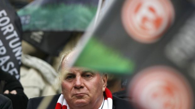 Prezident Bayernu Mnichov a slavný německý fotbalista Uli Hoeness