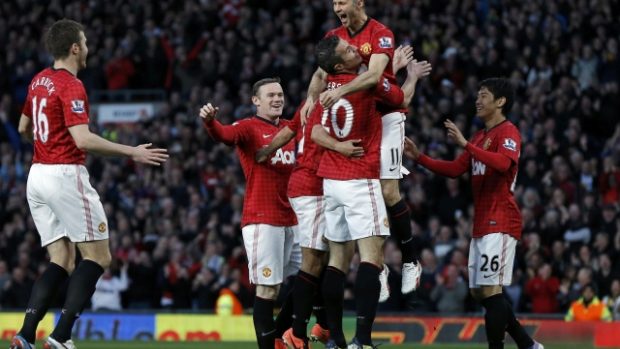 Manchester United vyhrál anglickou Premier League, pět kol před koncem už ho nikdo nemůže bodově předstihnout