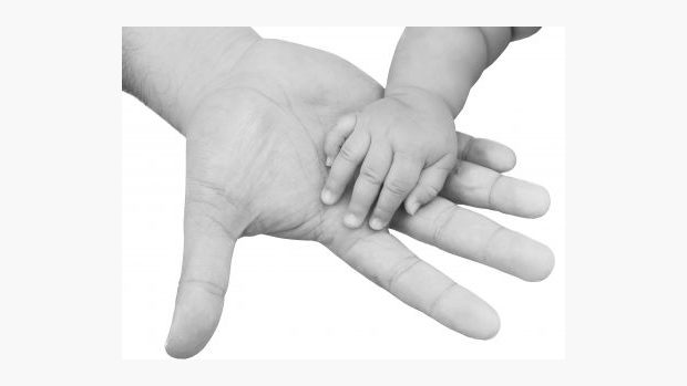 Ruce, dítě, dospělí, láska, rodič
