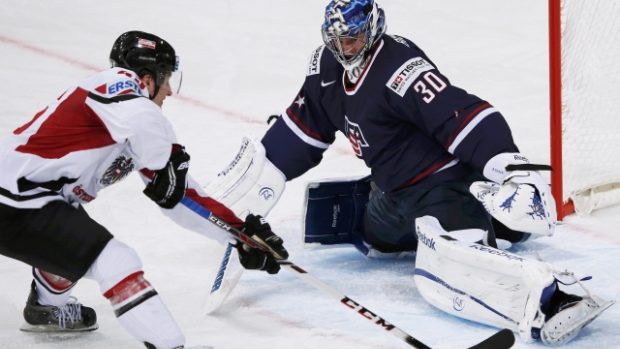 Hokejisté USA na mistrovství světa zdolali Rakousko, byť po první třetině prohrávali