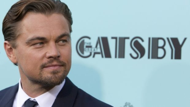 Herec Leonardo DiCaprio před světovou premiérou snímku Velký Gatsby