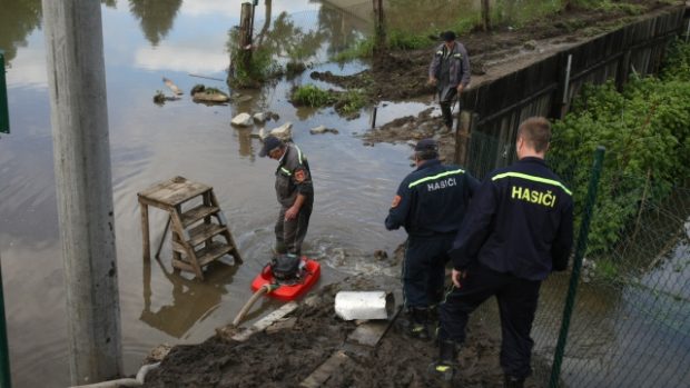 V Nové Huti na Klabavě poblíž Plzně platí třetí stupeň povodňové aktivity
