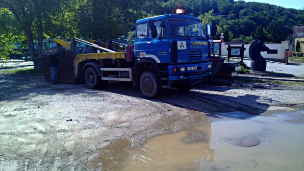 Úklid v Srbsku na Berounce