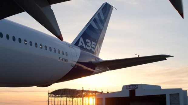 Airbus A350 se připravuje na svůj první let