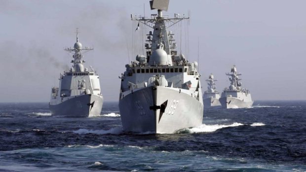 Rusko-čínská námořní cvičení v Tichém oceánu
