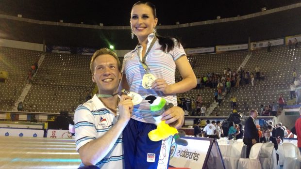 Jakub Mazůch s Michaelou Gatěkovou vybojovali před čtyřmi lety v kolumbijském Cali na Světových hrách stříbrnou medaili v tanci.