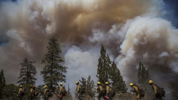 Kalifornii sužují rozsáhlé lesní požáry