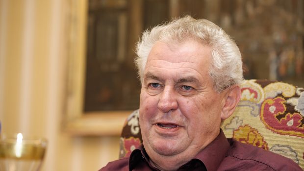 Prezident republiky Miloš Zeman v Hovorech z Lán