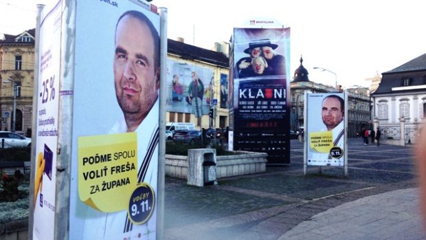 Slováci vybírají nové šéfy krajů, župany