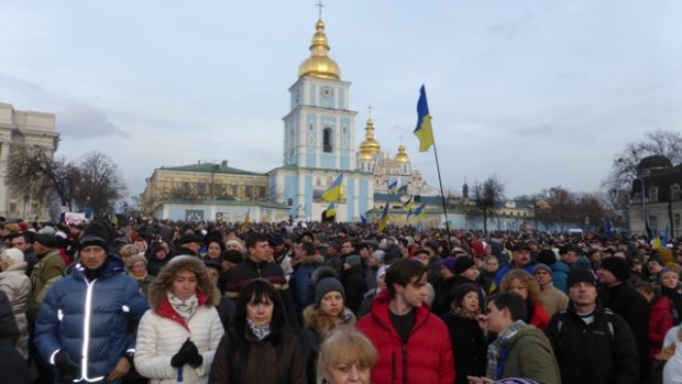 Demonstrace v Kyjevě pokračují