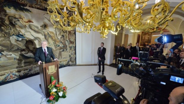 Prezident Miloš Zeman informoval, že Bohuslava Sobotku jmenuje premiérem 17. ledna