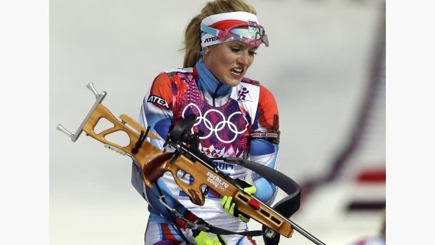 Biatlonistka Gabriela Soukalová skončila v olympijském sprintu na 29. místě