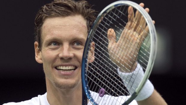 Tomáš Berdych po vítězství na turnaji v Rotterdamu