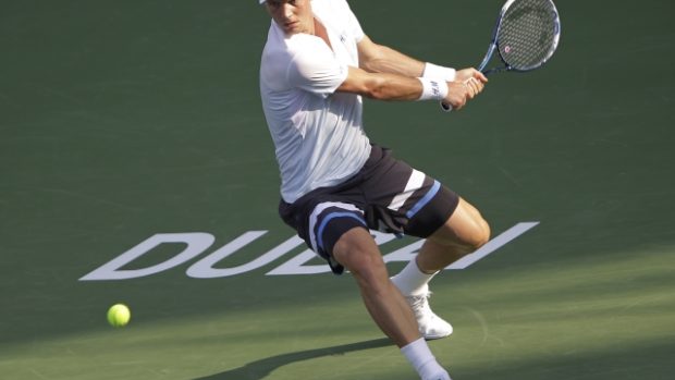 Tomáš Berdych porazil na turnaji v Dubaji Francouze Tsongu a postoupil do semifinále