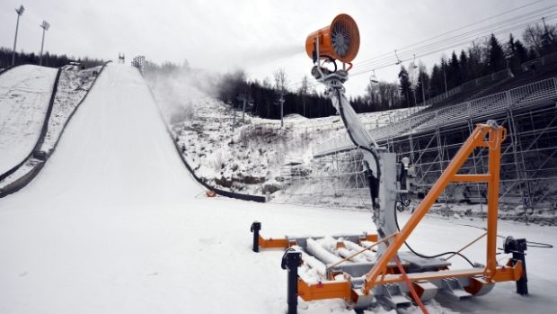 V Harrachově se připravují na mistrovství světa v letech na lyžích, které začne 13. března