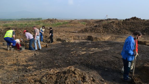 Archeologický průzkum předpolí lomu Bílina na Mostecku