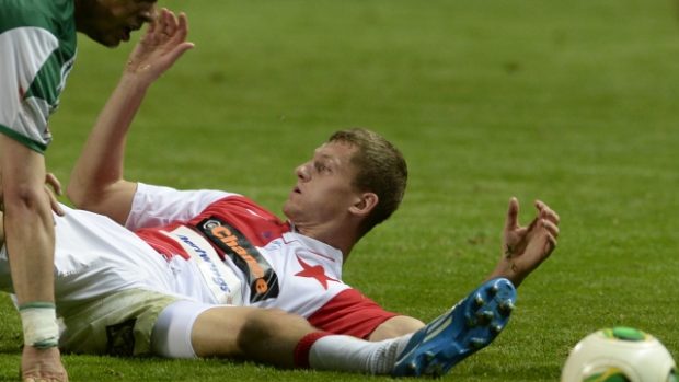 Tomáš Necid vstřelil na hřišti Bohemians jediný gól zápasu, Slavia ale nadále zůstává nejhorším ofenzivním týmem Gambrinus ligy