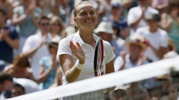 Petra Kvitová ve Wimbledonu vyřadila tři krajanky, v semifinále porazila Lucii Šafářovou