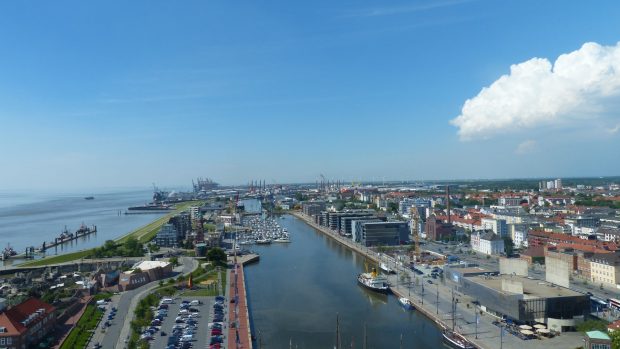 Německý přístav Bremerhaven