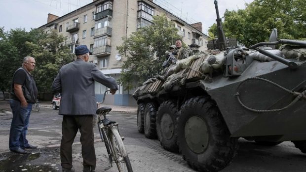 Slavjansk je od minulého víkendu znovu v rukou ukrajinských vládních sil