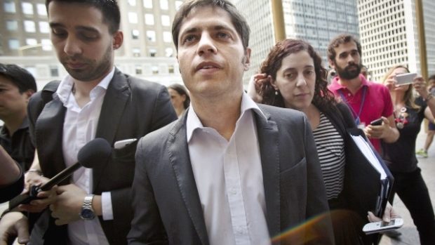 Ministr hospodářství Alex Kiciloff dorazil do New Yorku na jednání s věřiteli