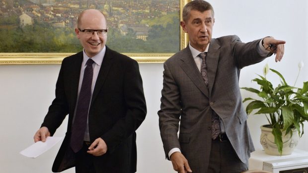 Bohuslav Sobotka (ČSSD), Andrej Babiš (ANO)