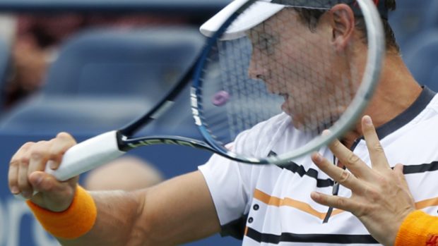 Tomáš Berdych je poprvé v kariéře v osmifinále US Open starším hráčem na kurtu