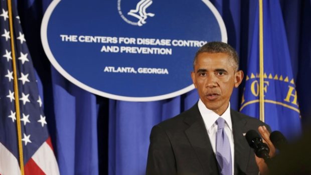 Prezident USA Barack Obama posílá do západní Afriky 3000 vojáků