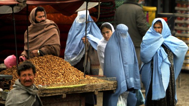 Afghánské ženy na tržišti