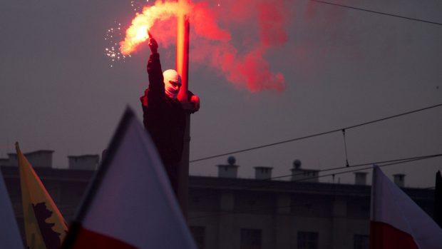 Varšava. Pochod na Den nezávislosti