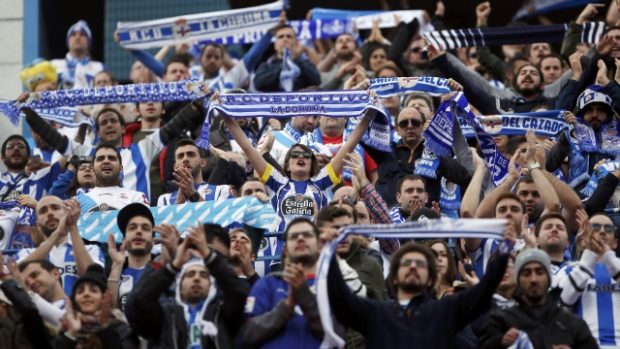 Fanoušci fotbalového týmu Deportivo La Coruña