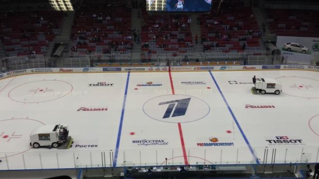 K zápasu proti Rusku vyjedou hokejisté na led haly Bolšoj