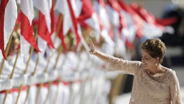 Dilma Rousseffová se podruhé ujala úřadu brazilské prezidentky