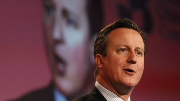 Britský premiér David Cameron mluvil na setkání Britské obchodní komory i o referendu o členství v EU
