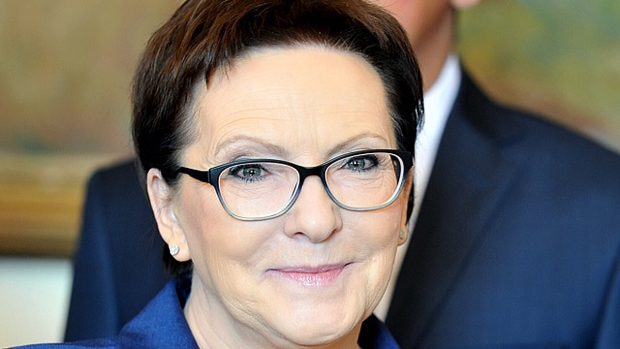 Polská předsedkyně vlády Ewa Kopacz
