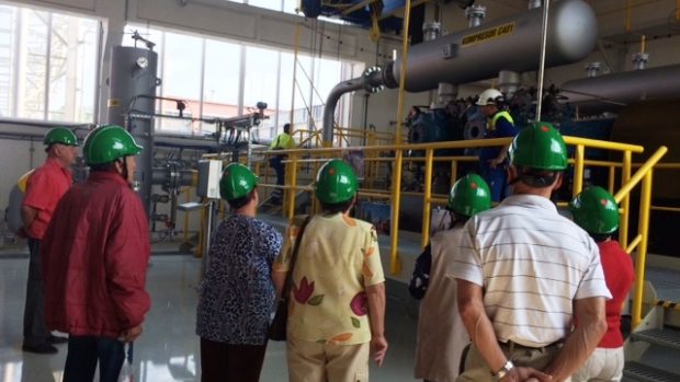 Lidé si mohli mimořádně prohlédnout zásobník zemního plynu v Lobodicích na Přerovsku