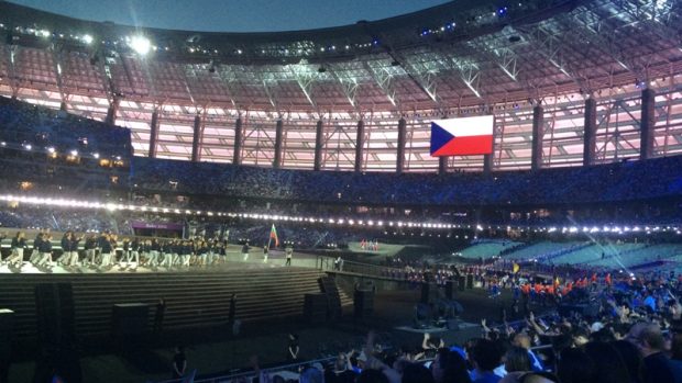 Olympijský stadion v Baku patří právě teď české výpravě