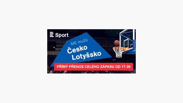 ME mužů v basketbale: ČR - Lotyšsko